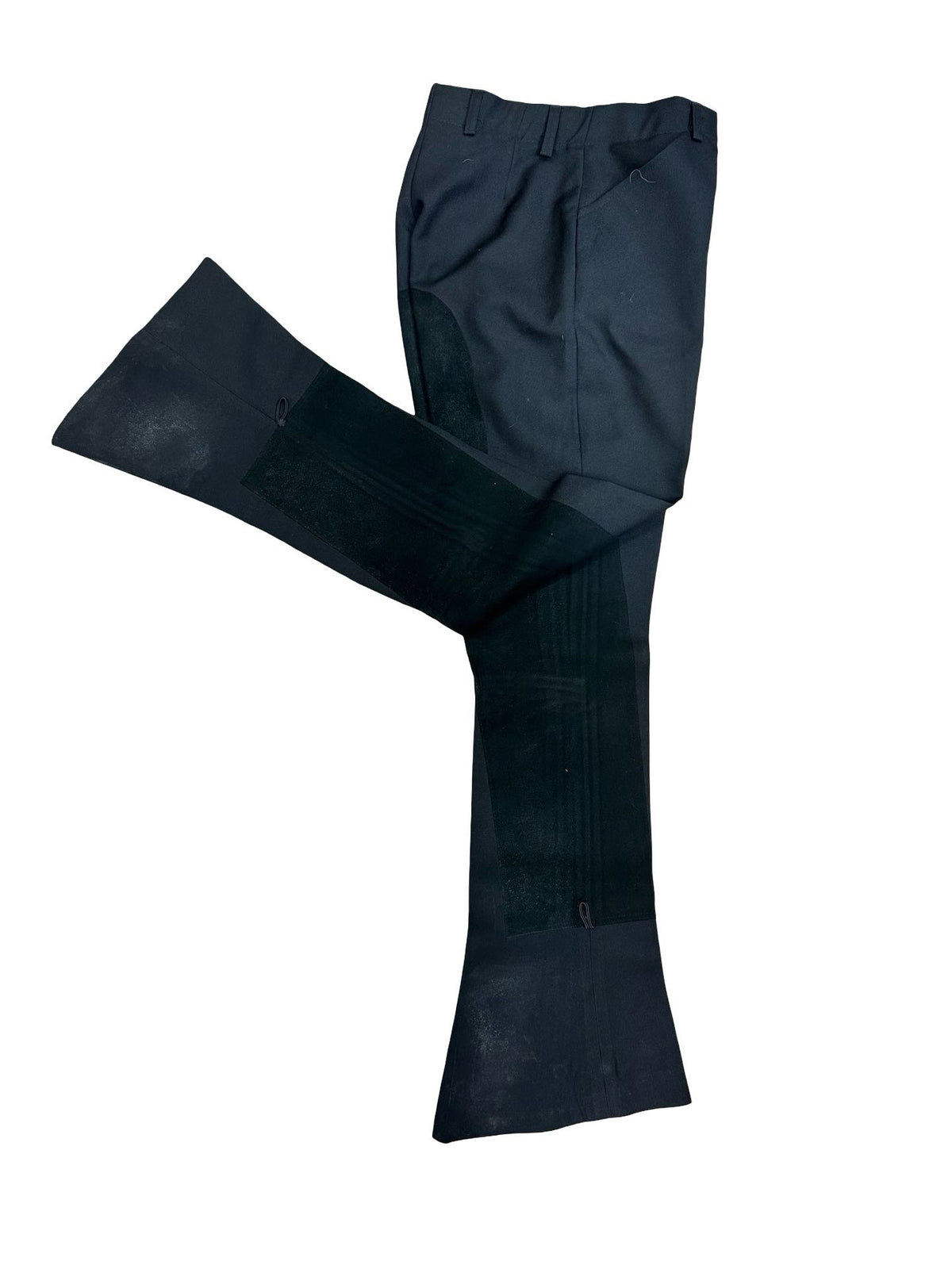Poly Jods Black Full Seat Suede Size 26R