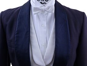 Formal Carl Meyers Navy and Berry Herringbone