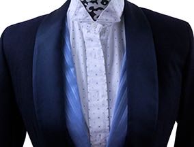 Formal Hartmeyer Navy Herringbone