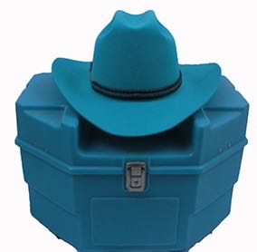 Western Hat Reed Hill Teal Western Hat sz 7 1/8