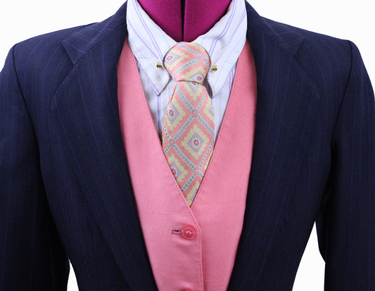 Day Suit Carl Meyers Navy Herringbone Suit