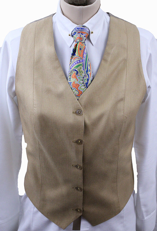 Vest LeCheval Gold Herringbone