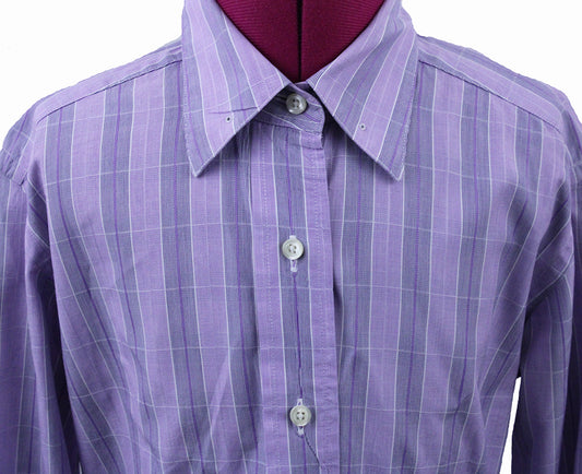 Shirt Becker Brothers Purple Glenplaid