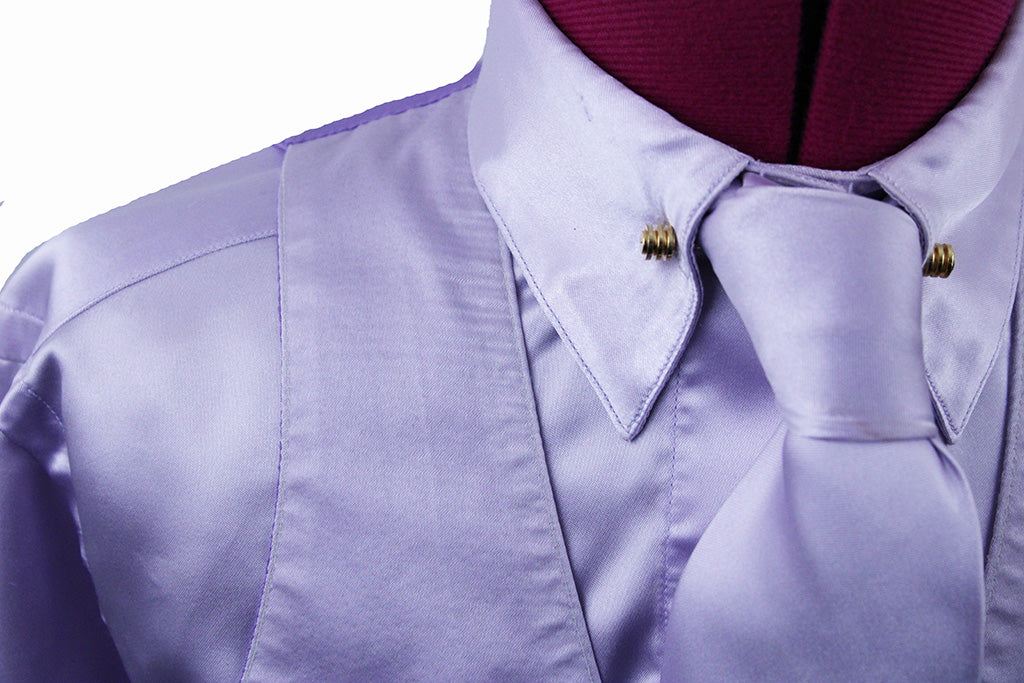 Shirt and Vest Combination Becker Brothers Lavender Satin