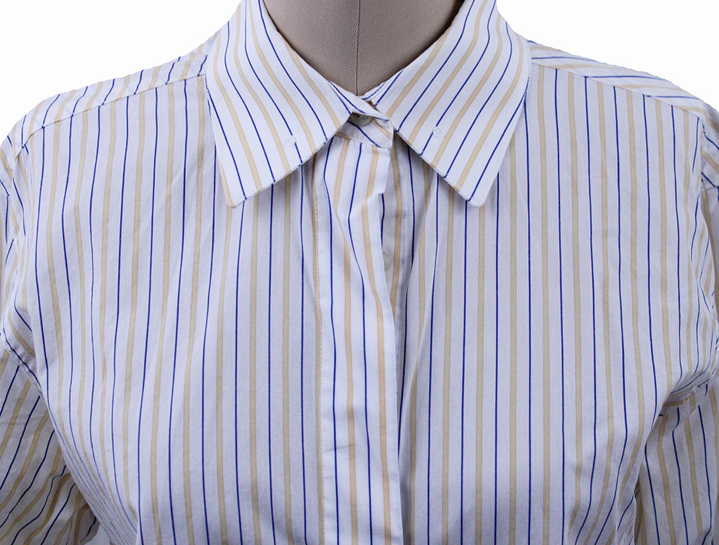 Shirt Hartmeyer Blue and Yellow Stripe