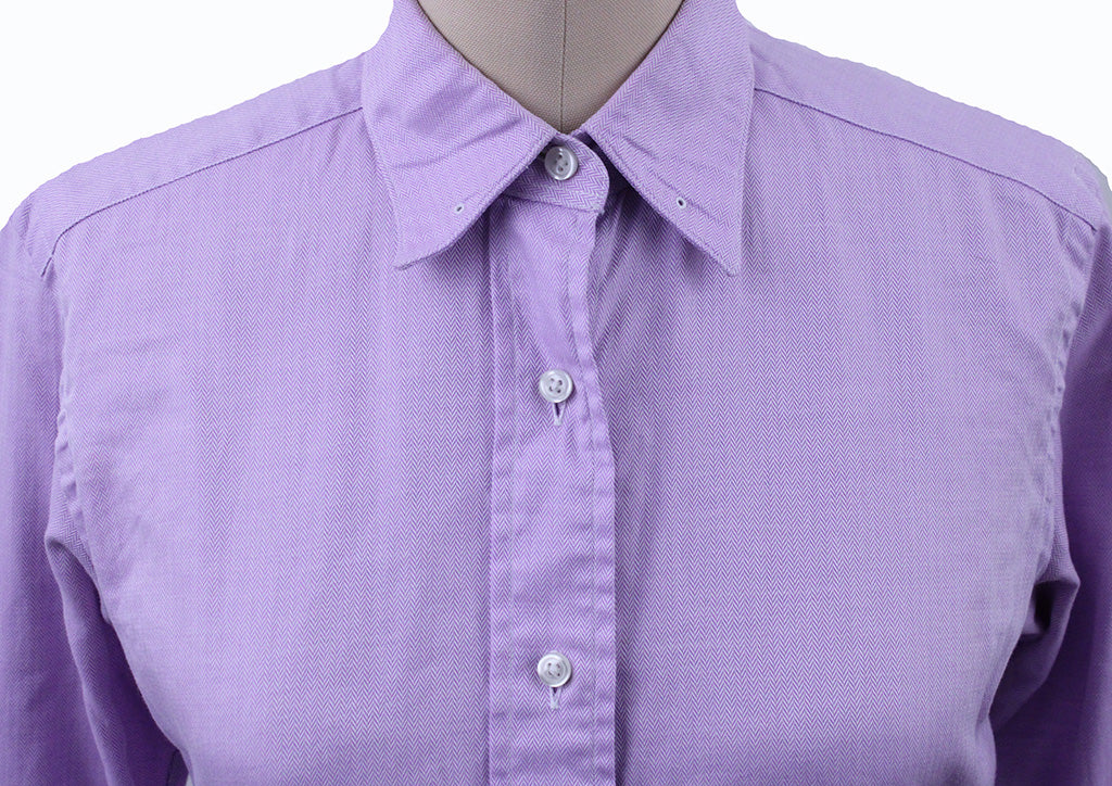 Shirt Becker Brothers Purple Herringbone