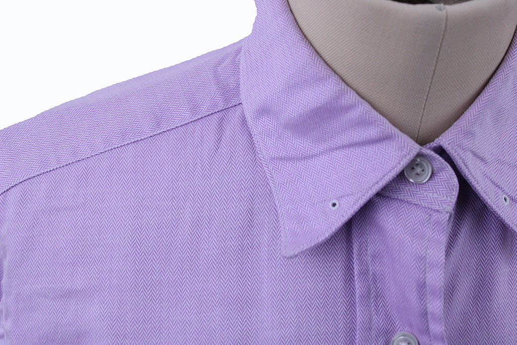 Shirt Becker Brothers Purple Herringbone