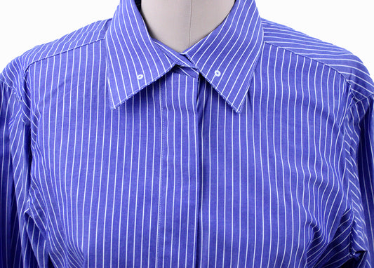 Shirt Hartmeyer Blue and White Stripe
