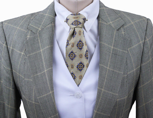 Day Coat Chavez Tan with Yellow Windowpane