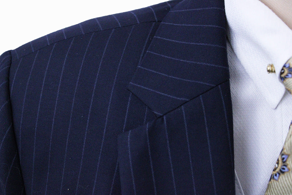 Issued By Ellie May Navy Pinstripe Day Suit
