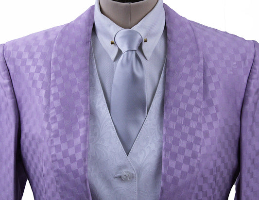 Day Coat Becker Brothers Lavender Pink Square Sheen