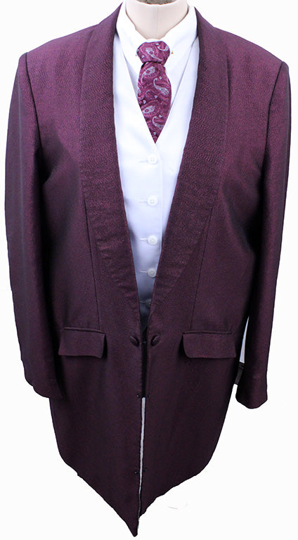 Day Coat Marsha DeArriaga Merlot Shimmer