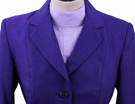 BRAND NEW! Becker Brothers Purple Herringbone Hunt Coat