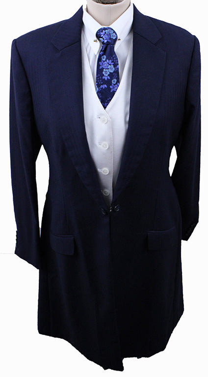 BRAND NEW! Issued By Ellie May Navy Shadow Stripe Day Suit