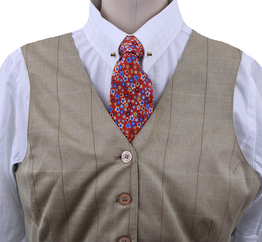 Vest Carl Meyers Gold Herringbone with Windowpane