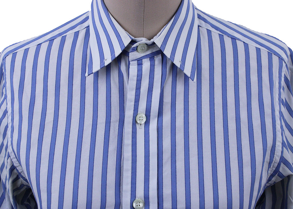 Shirt LeCheval Blue an White Stripe