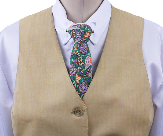 BRAND NEW! Becker Brothers Gold Herringbone Vest