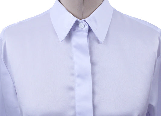 Issued By Ellie May White Satin Shirt 29