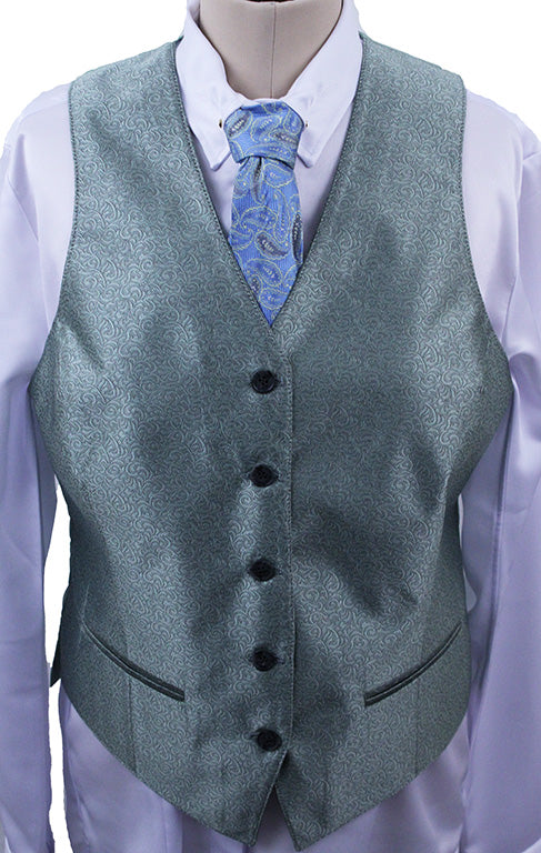 BRAND NEW! Becker Brothers Sage Paisley Vest