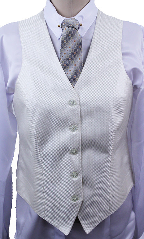 BRAND NEW! Becker Brothers White Dion Vest