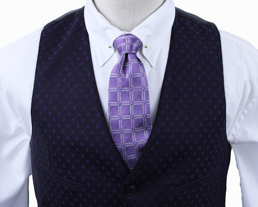 BRAND NEW! Becker Brothers Purple Dot Men's Vest