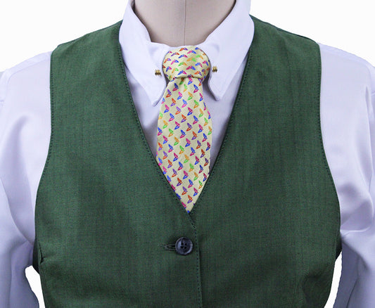 BRAND NEW! Becker Brothers Olive Herringbone Vest