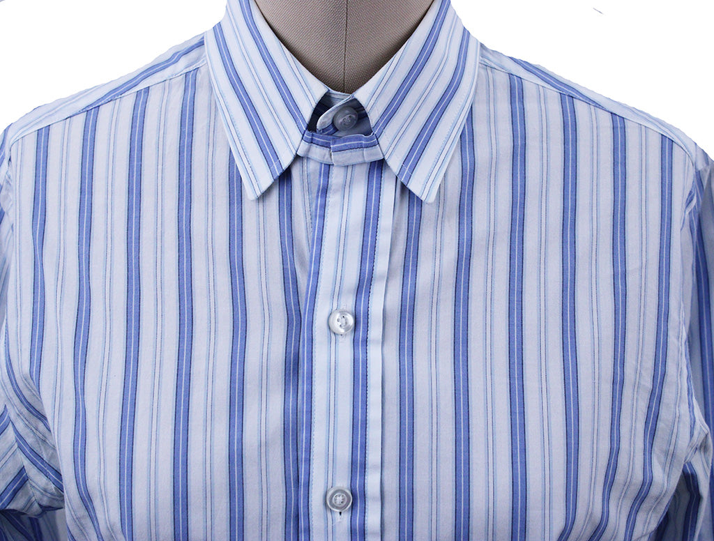 Shirt Becker Brothers Blue and White Stripe