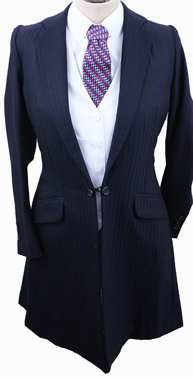 Day Suit Frierson Navy and Black Shadow Stripe