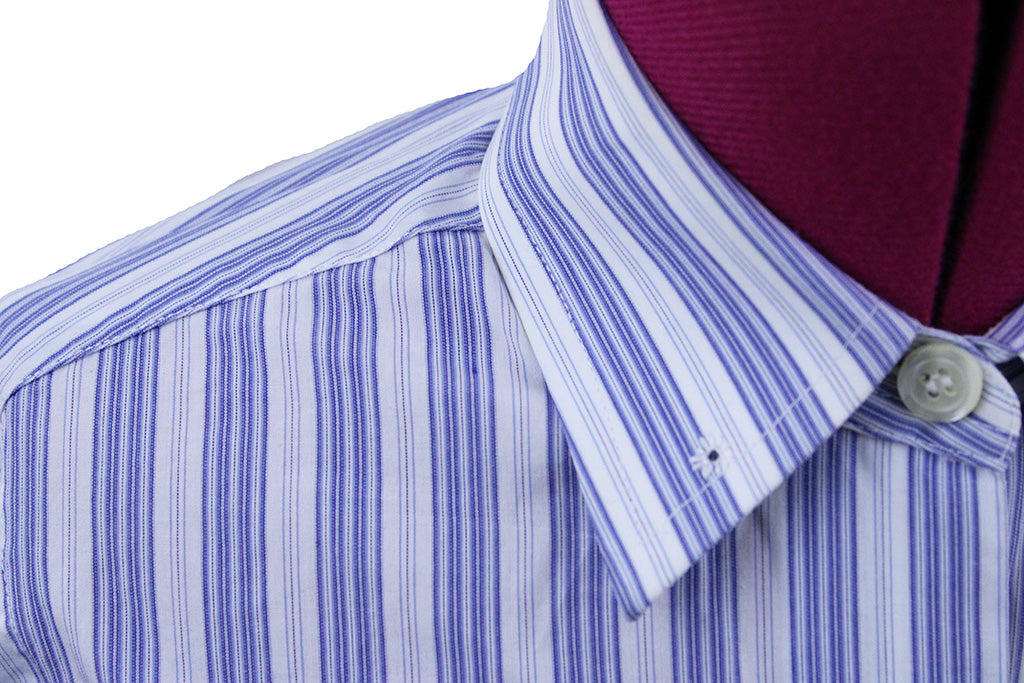 Shirt Show Season Blue and White Stripe