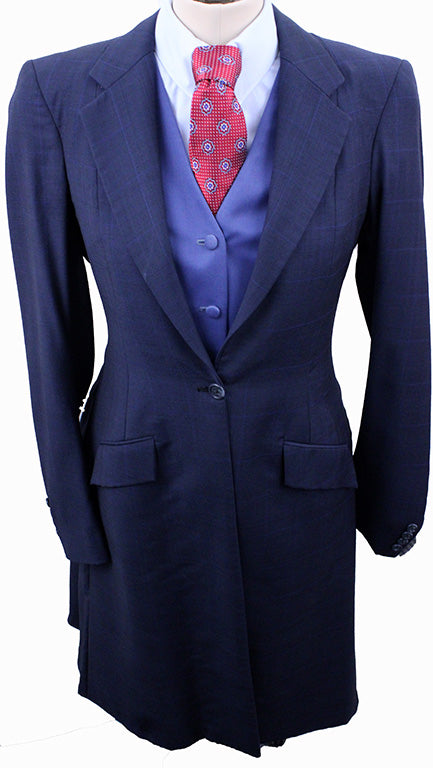 Day Suit Chavez Navy Glenplaid with Light Blue Windowpane