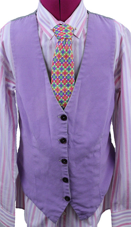 Vest LeCheval Reversible Purple and Lime