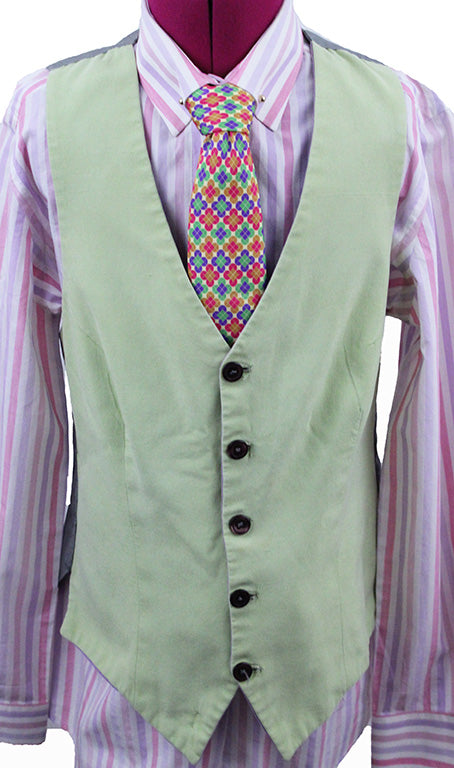 Vest LeCheval Reversible Purple and Lime