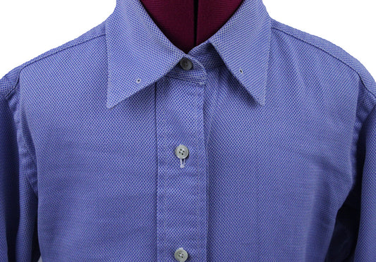 Shirt Becker Brothers Light Blue Pindot