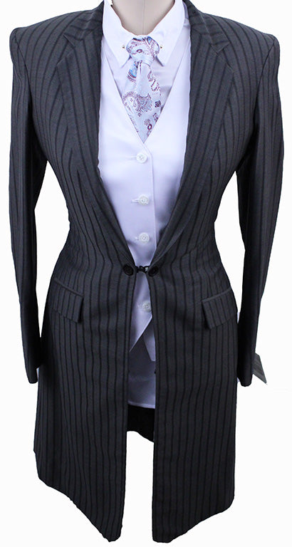 Day Suit DeRegnaucourt Brown Pinstripe