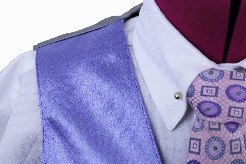 Vest Scintilla Purple Satin
