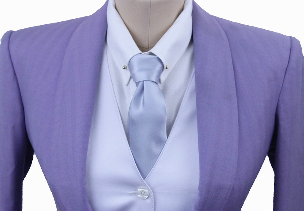 Day Coat Becker Brothers Lavender Herringbone