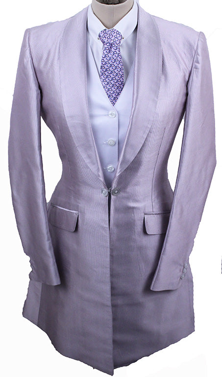 BRAND NEW! Becker Brothers Icy Purple Sheen Day Coat