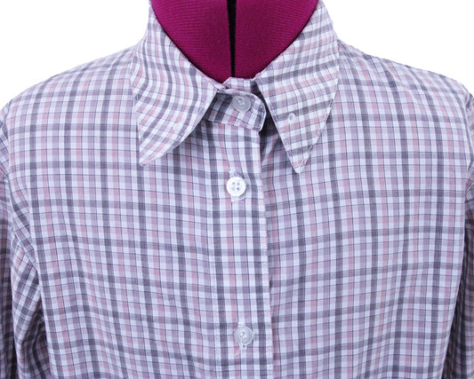 Shirt Scintilla Pink and Grey Plaid