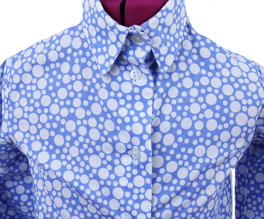 Shirt Scintilla Blue and White Circle