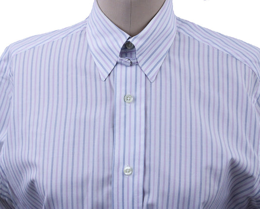 Shirt Carl Meyers Pink and Blue Stripe