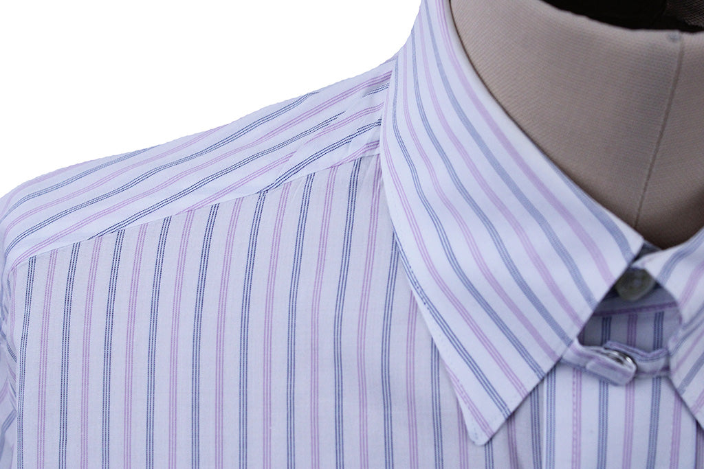 Shirt Carl Meyers Pink and Blue Stripe