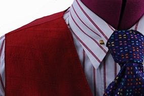 Shirt DeRegnaucourt Red and White Stripe