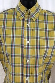 Shirt Becker Brothers Yellow Plaid