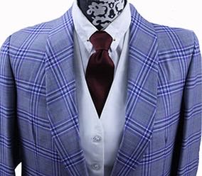 BRAND NEW! Becker Brothers Light Blue Glenplaid with Purple Windowpane