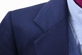 Boy's Day Suit Frierson Blue with Navy Pinstripe