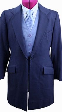 Boy's Day Suit Frierson Blue with Navy Pinstripe