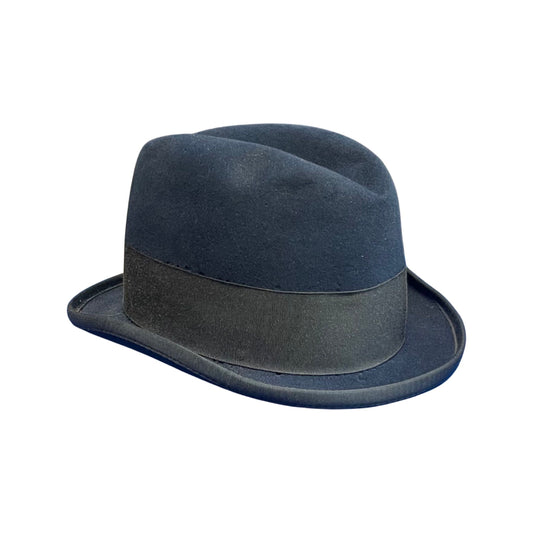 Homburg Navy Thoroughbred sz 7 1/8