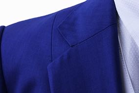 Day Suit Frierson Medium Blue Herringbone