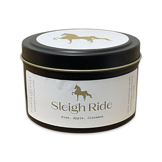 Sleigh Ride Tin Candle
