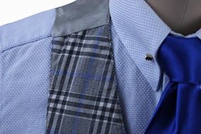 Shirt Skip Gambert Blue Pindot Shirt